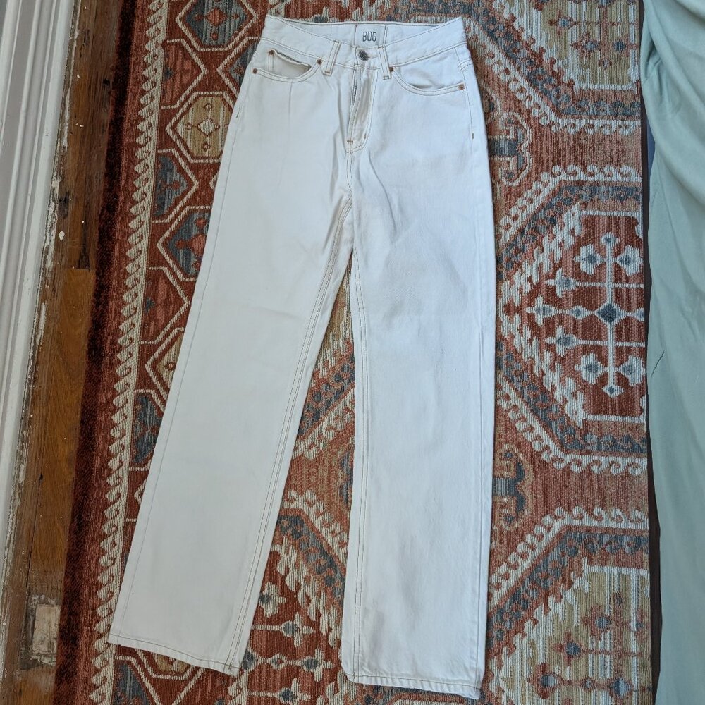 BDG Cowboy Jean in white, size 24